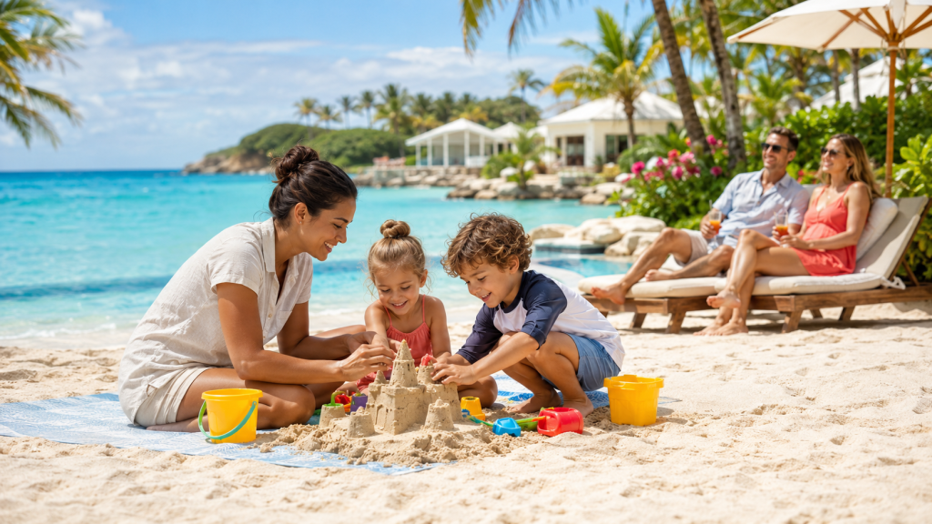 Relax While the Little Ones Play Caribbean Resorts with Nanny Services