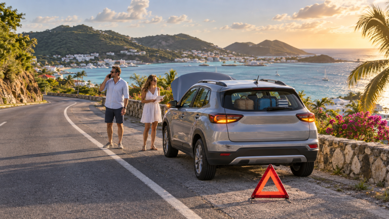 What to Do If Your Rental Car Breaks Down or Is Involved in an Accident in St. Maarten