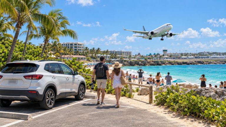 Maho Beach sightseeing
