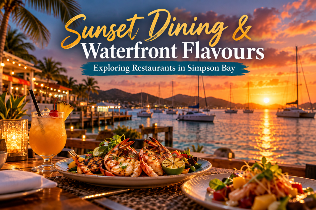 Sunset Dining & Waterfront Flavours: Exploring Restaurants in Simpson Bay